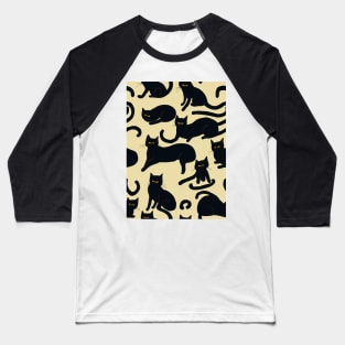 Black Cats for Cat lovers. Perfect gift for National Black Cat Day #14 Baseball T-Shirt